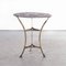 Small French Round Metal Model 1348 Gueridon Table, 1950s 1
