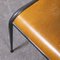 French Grey Tapered Leg School Dining Chair from Mullca, 1950s, Image 2
