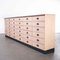 Long French Workshop Bank of 36 Drawers, 1950s, Image 1