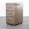 Small Metal Filing Cabinet with 3 Drawers, 1950s 1