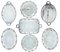 20th Century Silver-Plate Trays, Set of 7, Image 16