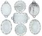 20th Century Silver-Plate Trays, Set of 7 17