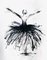 Marcela Zemanova, Black Swan, 2021, Ink on Paper, Framed 2