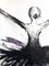 Marcela Zemanova, Black Swan, 2021, Ink on Paper, Framed 3