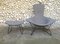 Poltrona Bird vintage con poggiapiedi di Harry Bertoia per Knoll International, set di 2, Immagine 4