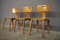 Wooden Chairs, 1950s, Set of 3 1