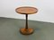 Table Basse Circulaire Vintage en Merisier, 1970s 4