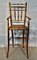 French Victorian Faux Bamboo Dolls Highchair 14