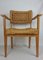 Wooden Armchairs and Rope by Adrien Audoux & Frida Minet for Vibo Vesoul, 1950s, Set of 2 9