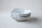 Indulge Nº2 White Handmade Porcelain Bowls by Sarah-Linda Forrer, Set of 4 1