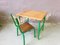 Vintage Children's Table & Chair, Set of 2 2