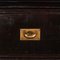 Antique Victorian Teak and Brass Campaign Chest of Drawers, 1880 8