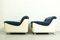 Fiberglass Lounge Chairs in Blue Mohair, 1970s, Set of 2, Image 5