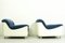 Fiberglass Lounge Chairs in Blue Mohair, 1970s, Set of 2 10