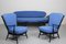 Model ‘355’ Sofa Daybed and 2 Windsor Lounge Chairs by Lucian Ercolani for Ercol Lounge, Set of 3 1