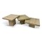 Travertine Side Tables, Italy, 1980s, Set of 3 16