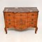 Antique French Inlaid Marquetry Marble Top Commode 2