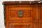 Antique French Inlaid Marquetry Marble Top Commode 7