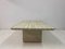 Vintage Italian Travertine Coffee Table 12