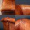 20th Century Dutch Sheepskin Leather Tub Chairs, Set of 2 11