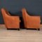 20th Century Art Deco Style Dutch Sheepskin Leather Club Chairs, Set of 2, Image 3