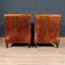 20th Century Art Deco Style Dutch Sheepskin Leather Club Chairs, Set of 2 4