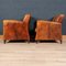 Club chair in stile Art Déco in pelle di pecora, Paesi Bassi, set di 2, Immagine 2