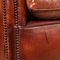 Late 20th Century Dutch Three Seater Sheepskin Leather Sofa 5