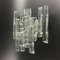 Large Hollywood Regency Ice Glass Wall Light by J. T. Kalmar for Kalmar Franken, 1960s, Image 4