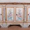 18th Century Italian Painted Serpentine Front Credenza Sideboard, Image 3