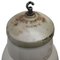 Vintage Industrial Beige Gray Metal Pendant Lights by Philips 3