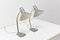 Lámpara de escritorio gris de H. Busquet para Hala Zeist, años 60, Imagen 1