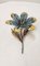 Painted Metal Flower Ashtray, France, 1960s, Image 1