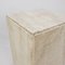 Italian Travertine Side Table or Pedestal, 1980s 10