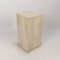 Italian Travertine Side Table or Pedestal, 1980s, Image 9