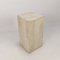 Italian Travertine Side Table or Pedestal, 1980s 7