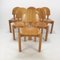 Oak Dining Chairs, 1980s, Set of 6, Image 3