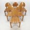Oak Dining Chairs, 1980s, Set of 6 2