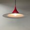 Red Semi Pendant by Bonderup and Thorup for Fog & Menup, 1960s 4