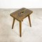 Tabouret d'Artiste Antique en Bois 2