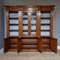 English Breakfront Bookcase Display Cupboard 7