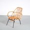 Rattan Sessel von Dirk van Sliedrecht für Gebroeders Jonkers, Niederlande, 1950er 2