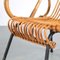 Rattan Easy Chair by Dirk van Sliedrecht for Gebroeders Jonkers, Netherlands, 1950s 7