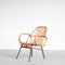 Rattan Easy Chair by Dirk van Sliedrecht for Gebroeders Jonkers, Netherlands, 1950s, Image 1