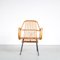 Rattan Easy Chair by Dirk van Sliedrecht for Gebroeders Jonkers, Netherlands, 1950s 9