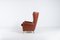 Italian Wingback Lounge Armchair from Isa Bergamo, 1950s 3