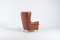 Italian Wingback Lounge Armchair from Isa Bergamo, 1950s 6