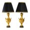 Bronze Gilt Leaf Lamps, Set of 2, Image 1