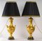 Bronze Gilt Leaf Lamps, Set of 2 3