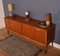 Langes Jentique Sideboard aus Teak mit gefalteten Griffen und Hairpin-Beinen, 1960er 4